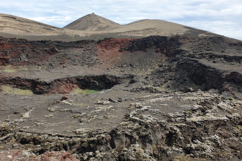 Volcanic rocky terrain